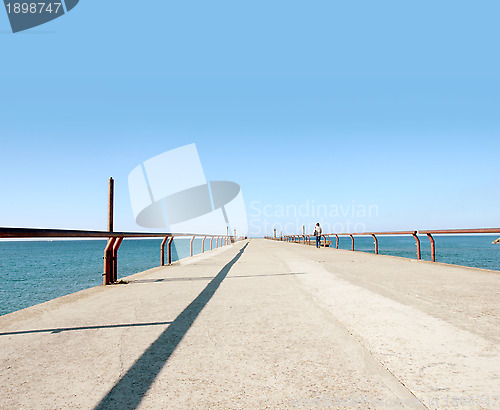 Image of pier on the sea