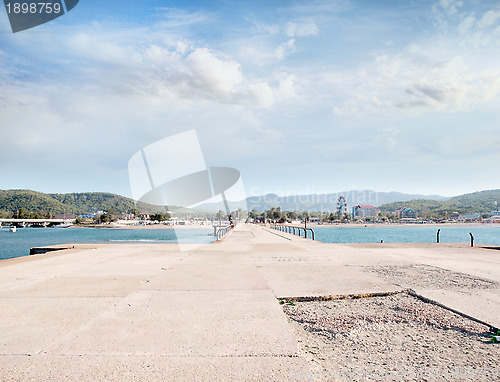 Image of pier on the sea