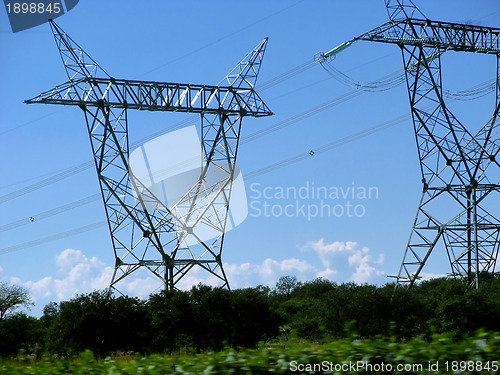 Image of High Voltage Cable Towers