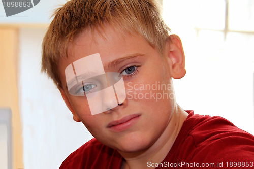 Image of Close-up Attractive Young Boy