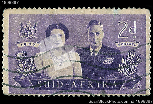 Image of South Africa Postage Stamp Royal Visit 1947