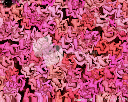 Image of Colorful Twirl Shaped Background