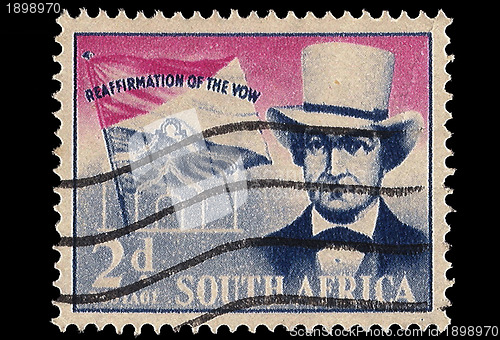 Image of South Africa Postage Stamp Andries Pretorius Reaffirmation of Vo