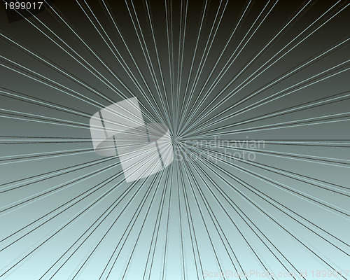 Image of Silver Metallic Neon Ray Burst