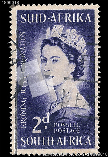 Image of South Africa Postage Stamp Coronation 1953