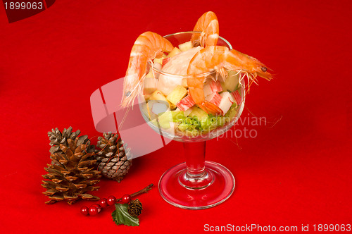 Image of Christmas prawn cocktail