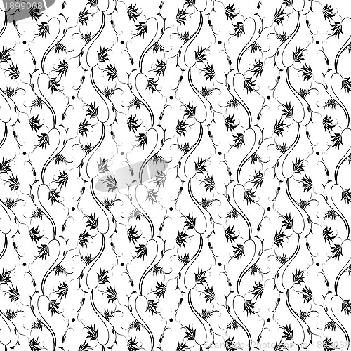 Image of seamless floral pattern