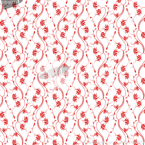 Image of seamless floral pattern