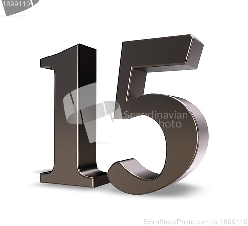 Image of number fifteen