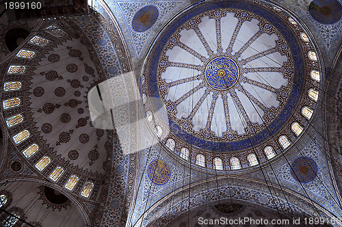 Image of Fragment of Blue Mosque Interior