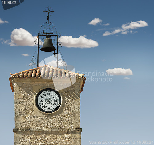 Image of Antique clock on a building