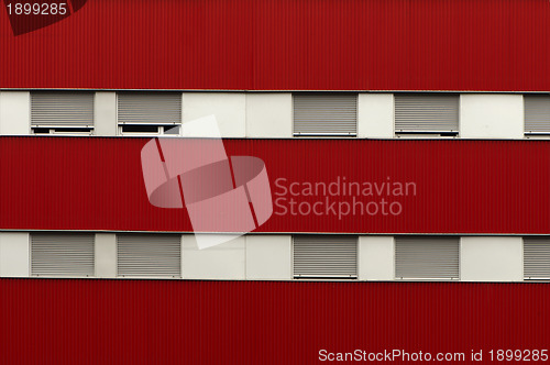 Image of Facade and windows of a building