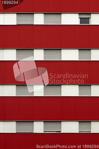 Image of Facade and windows of a building