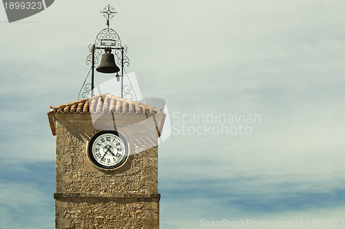 Image of Antique clock on a building