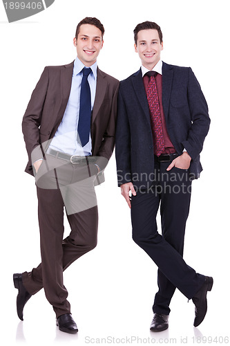 Image of two business friends 