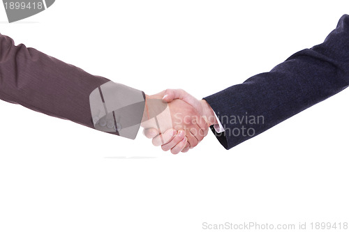 Image of Handshake between two businessmen