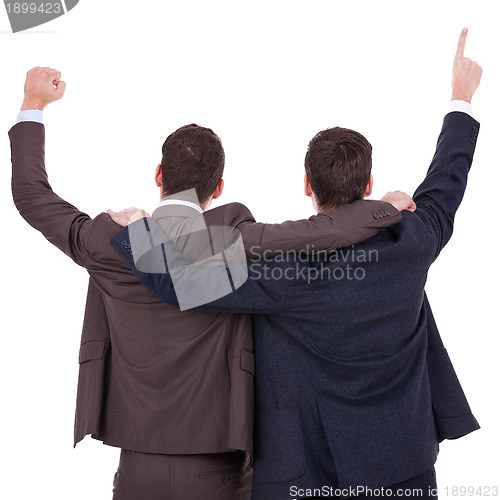 Image of winning businessmen