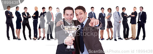 Image of winning businessteam 