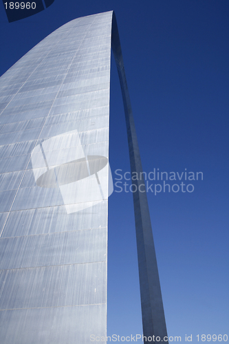 Image of Close up on The Arch at St. Louis