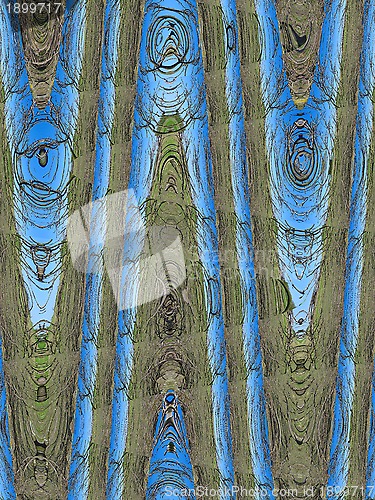 Image of Grey unusual background with blue strips