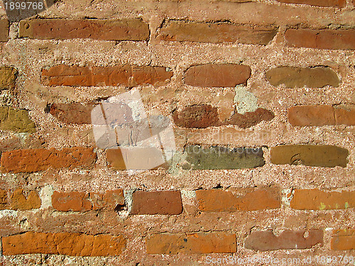 Image of Wall from a red brick