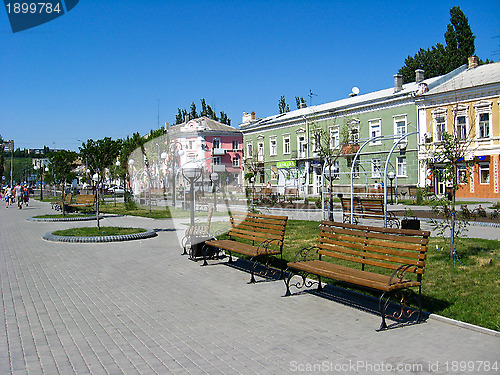 Image of Streets of resort city of Berdyansk