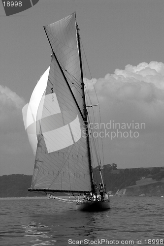 Image of classic sailing yaht
