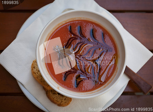 Image of Spanish gazpacho soup