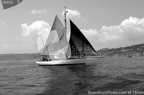 Image of clasic sailing yaht