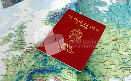 Image of Passport on map