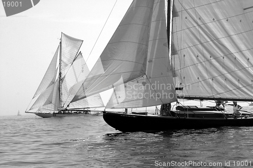 Image of classic sailing yaht