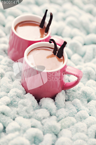 Image of hot chocolate with vanilla