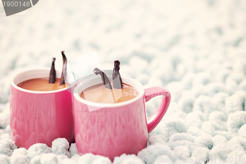 Image of hot chocolate with vanilla