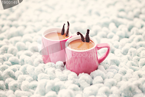 Image of hot chocolate with vanilla