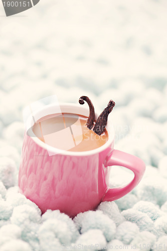 Image of hot chocolate with vanilla