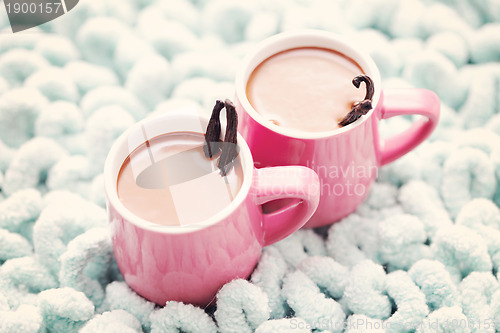 Image of hot chocolate with vanilla