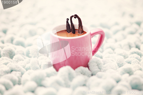 Image of hot chocolate with vanilla