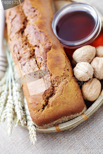 Image of walnut and honey bread