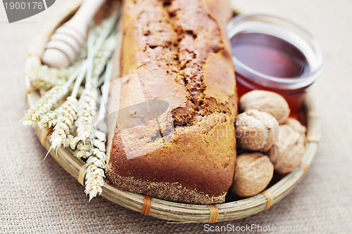 Image of walnut and honey bread