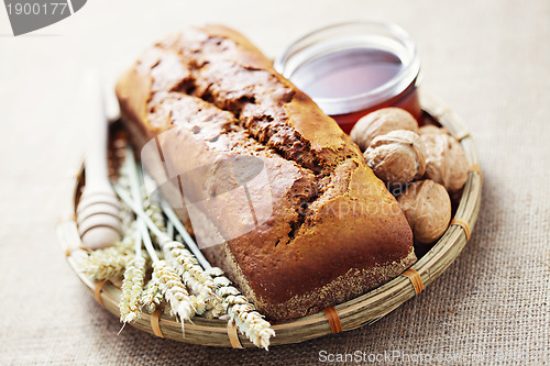 Image of walnut and honey bread