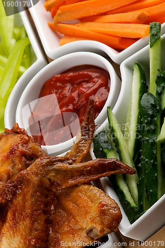 Image of Chicken Wings and Snacks 
