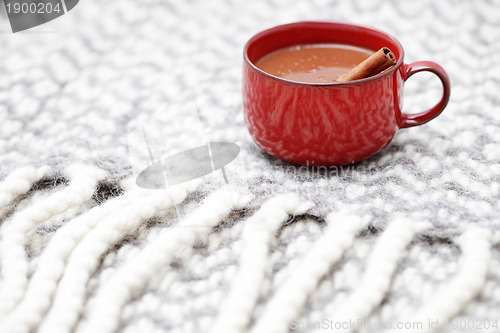 Image of hot chocolate with cinnamon