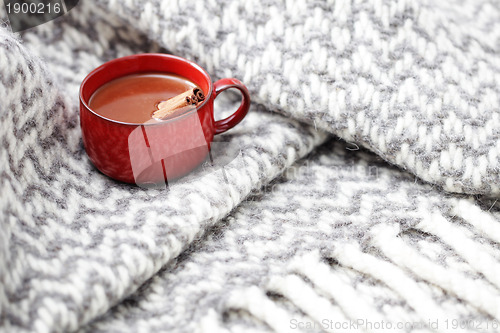 Image of hot chocolate with cinnamon