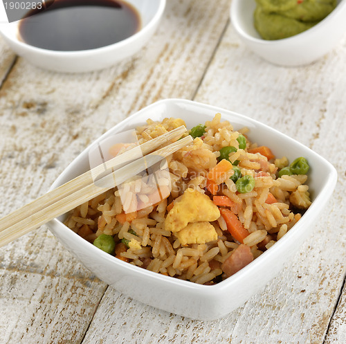 Image of Rice With Chicken And Vegetables