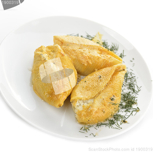Image of Pasta Shells Filled With Cheese