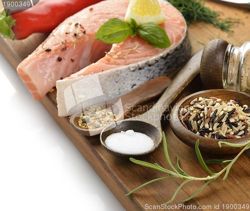 Image of Wild Rice And Salmon