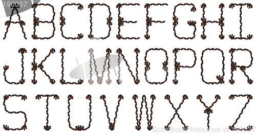 Image of Pinecone letters