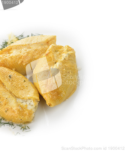 Image of Pasta Shells Filled With Cheese