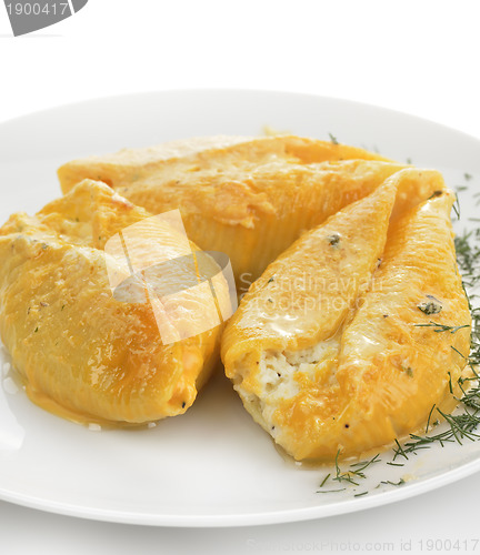 Image of  Pasta Shells Filled With Cheese