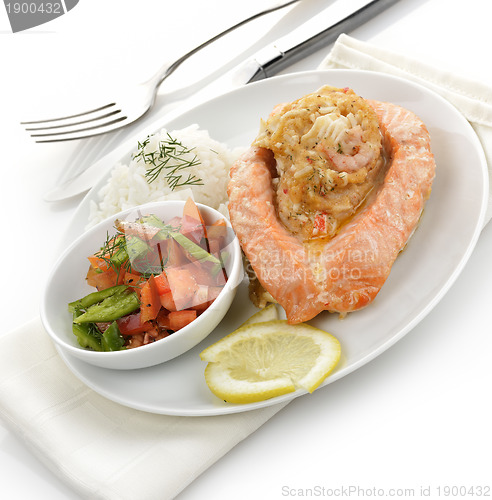 Image of Stuffed Salmon